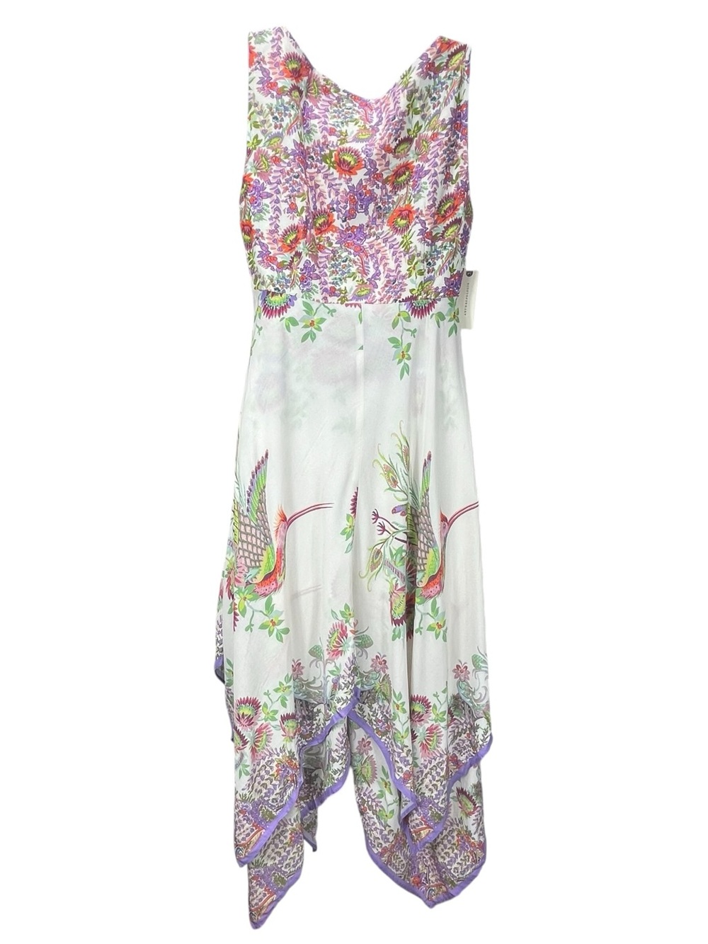 Anthropologie Women’s‎ Floral Midi Dress Size 0 Boho Viscose NWT - Picture 3 of 14
